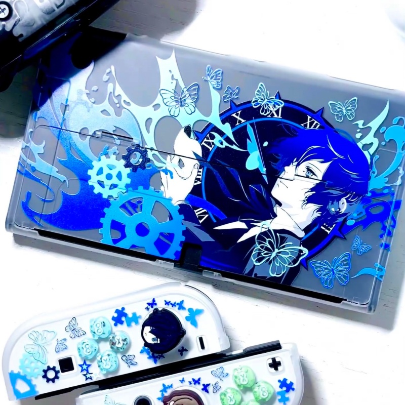 Nintendo Console Switch Oled - Funda protectora dura Makoto Yuki, patrón