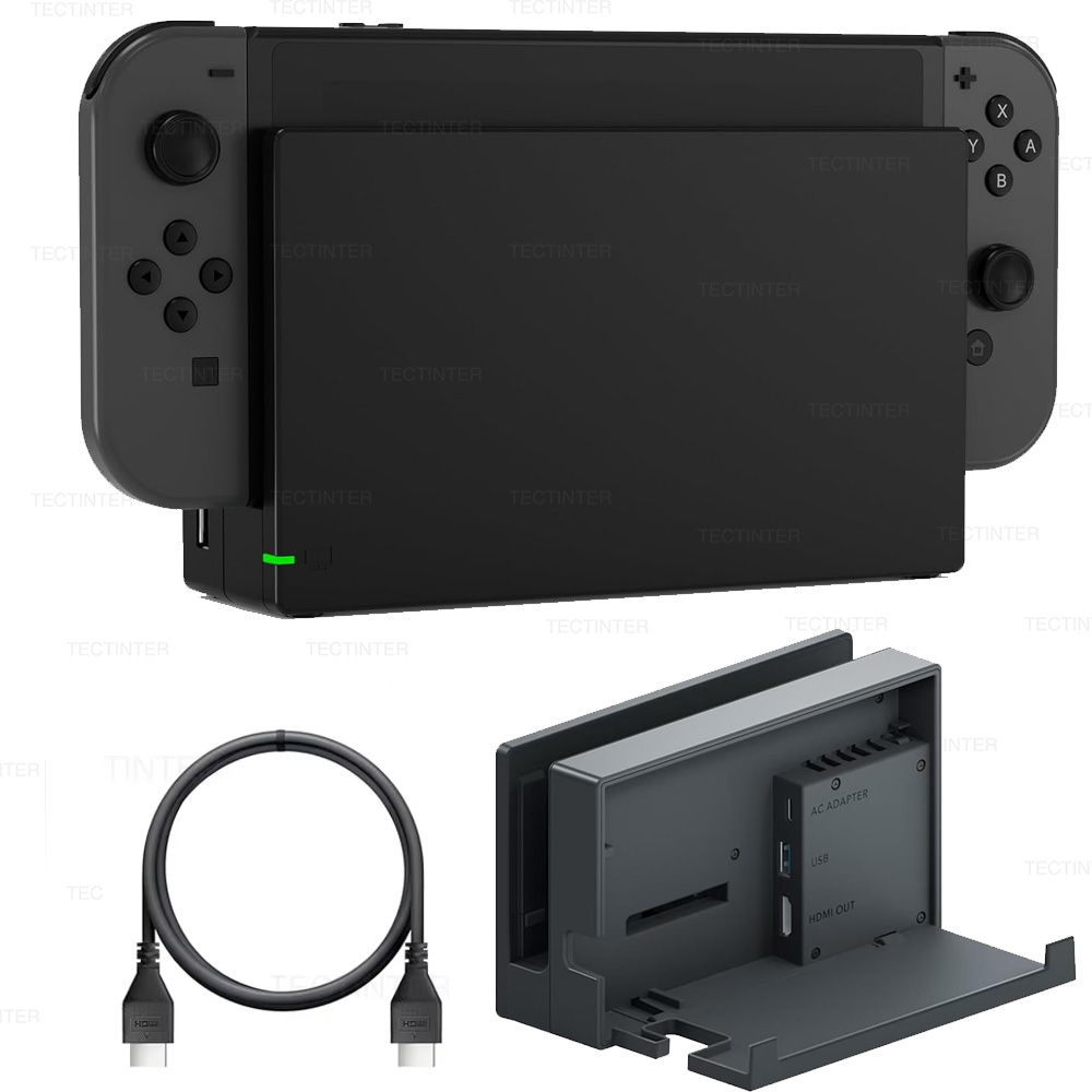 Gaming Console Nintendo Switch - Base de Carga 2 en 1