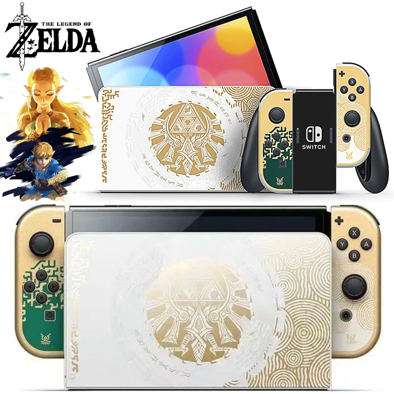 Nintendo Console Switch Oled - Zelda Tears of The Kingdom-pegatina de