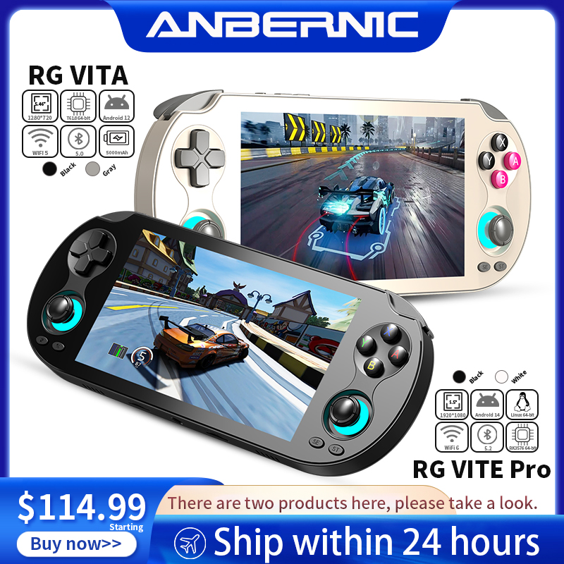Gaming Console Handheld Android - Consola de Juegos Portátil ANBERNIC RG