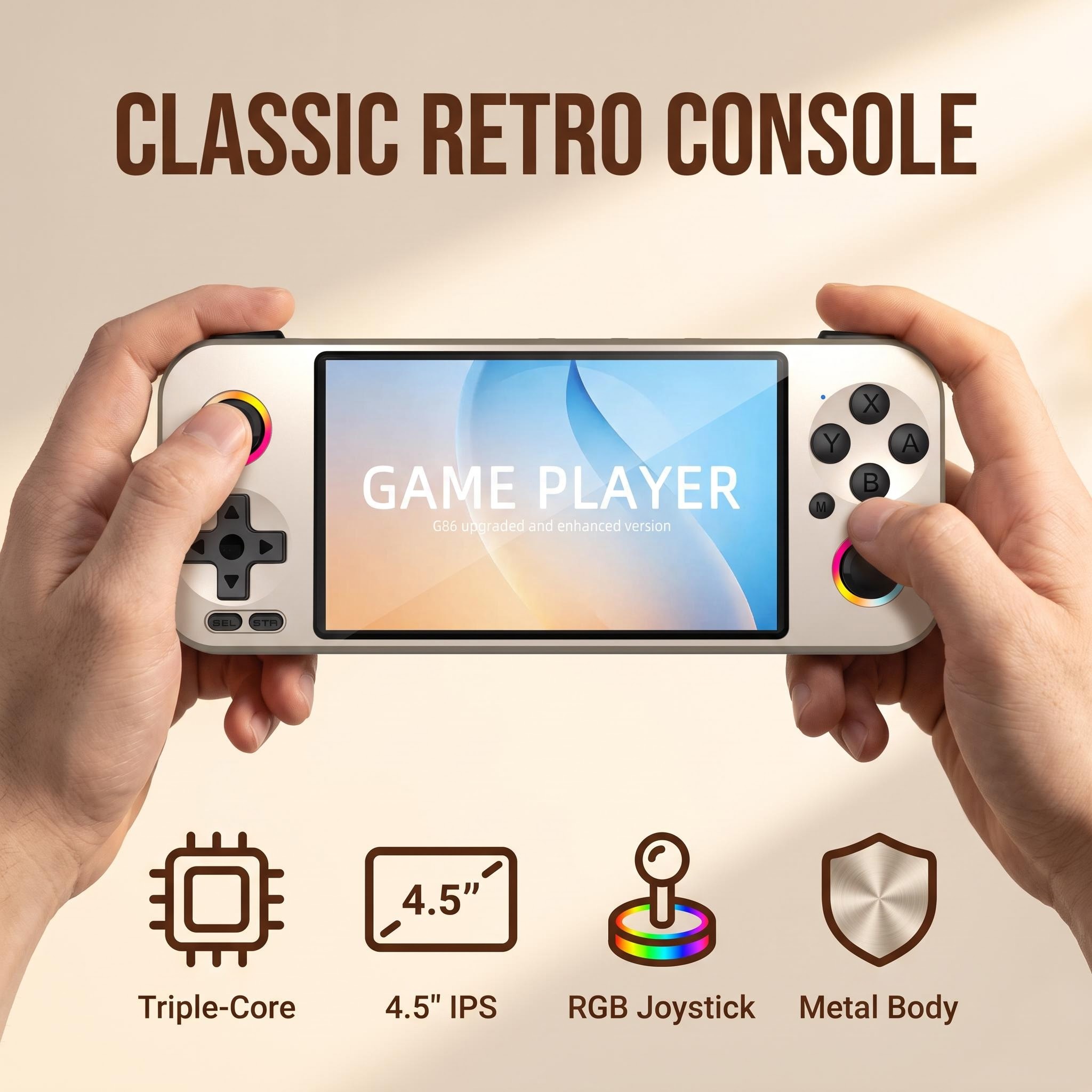 Gaming Console Retro Handheld - Dispositivo de Juego Portátil Linux, Consola