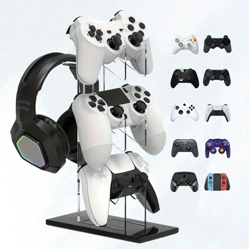 Soporte para Gamepad de 3 Nive - Gaming Console Headset reseña y precio