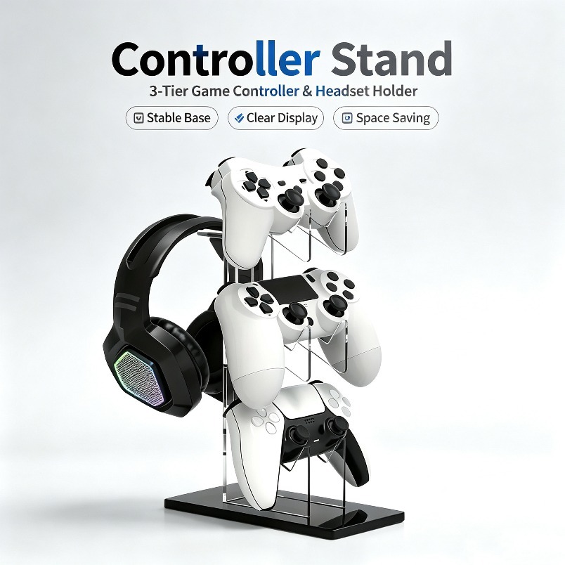 Soporte para Gamepad de 3 Nive - Gaming Console Headset reseña y precio